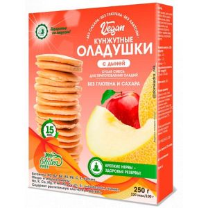 Оладушки кунжутные VEGAN С ДЫНЕЙ