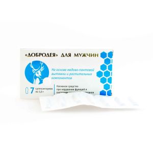 Добродея ДЛЯ МУЖЧИН (суппозитории)