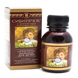 Бальзам Сибирячок с семенами тыквы