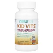 NOW Foods, Kids, Kid Vits ™, ягодный лимонад, 120 жевательных таблеток