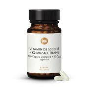 VITAMIN D3 + K2 MK7 5.000 IE + 200µg